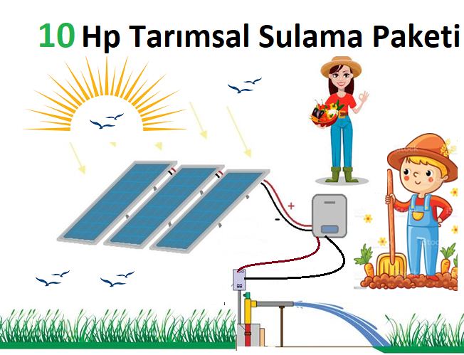 10 Hp Tarımsal Sulama Paketi